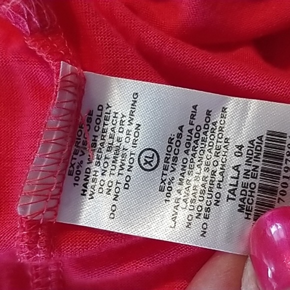 Zingara Nectarine Kurta Stephy Beach Coverup XL - Picture 14 of 14